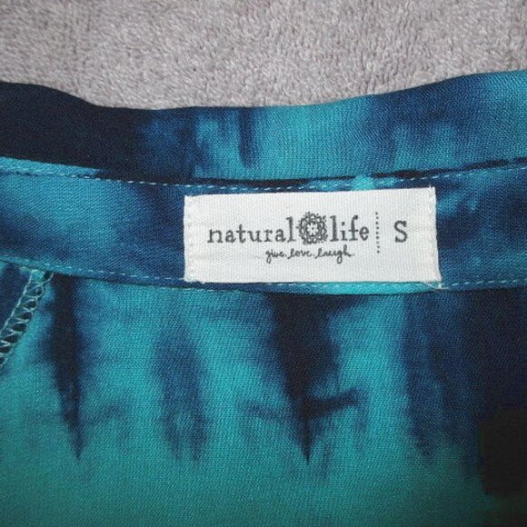 Natural Life Rebecca Womens Dress Size S Pockets Woven Midi Tiered Babydoll Boho - Picture 6 of 12